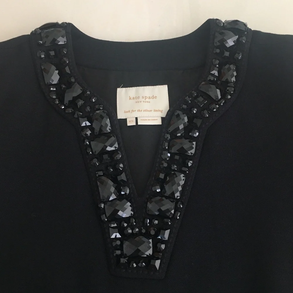$540 KATE SPADE BLACK PARTY DRESS SIZE XS